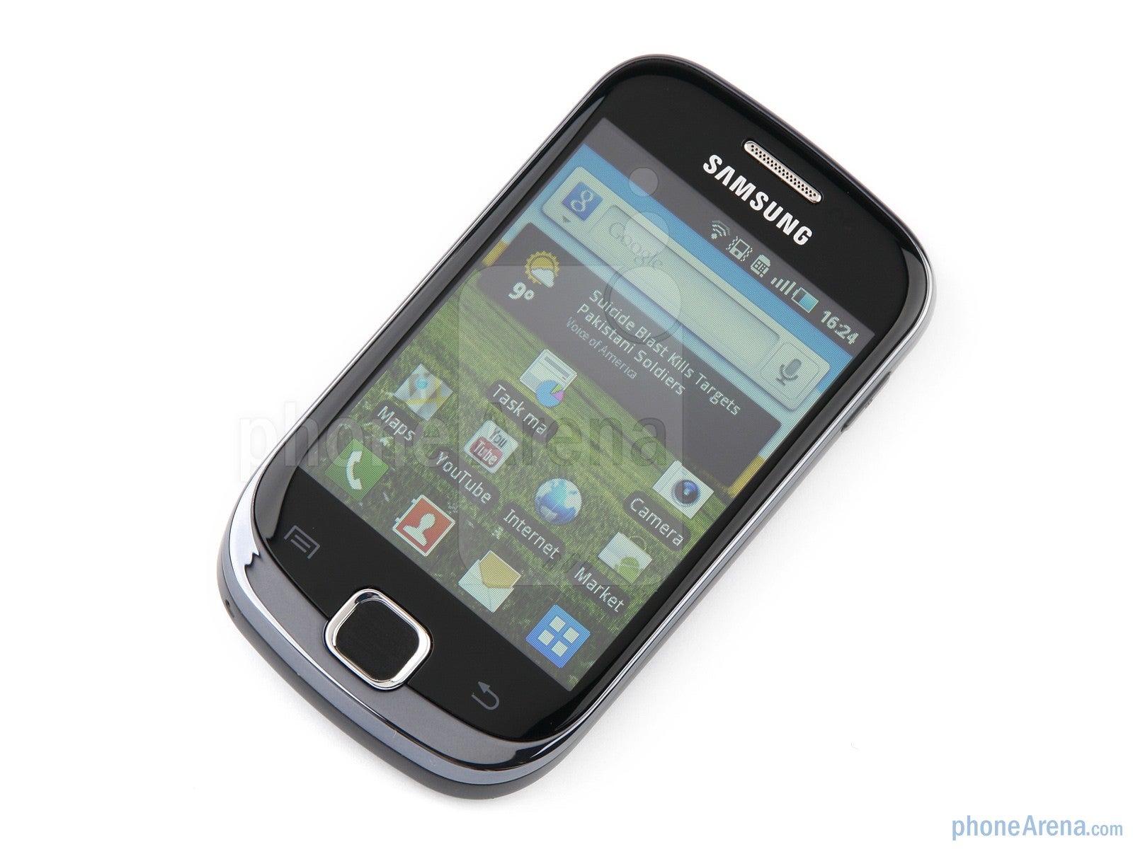 This phone sports a 3.3-inch capacitive screen - Samsung GALAXY Fit Preview