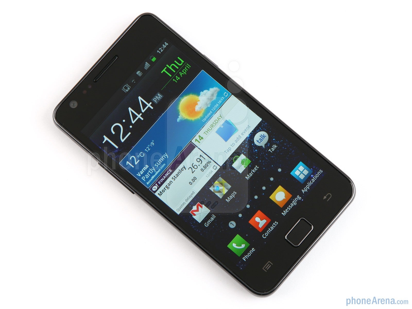 The Super AMOLED Plus display is 18% thinnerthan the previous generation - Samsung Galaxy S II Preview