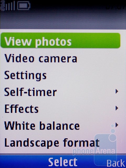 Camera settings - Nokia C2-01 Review