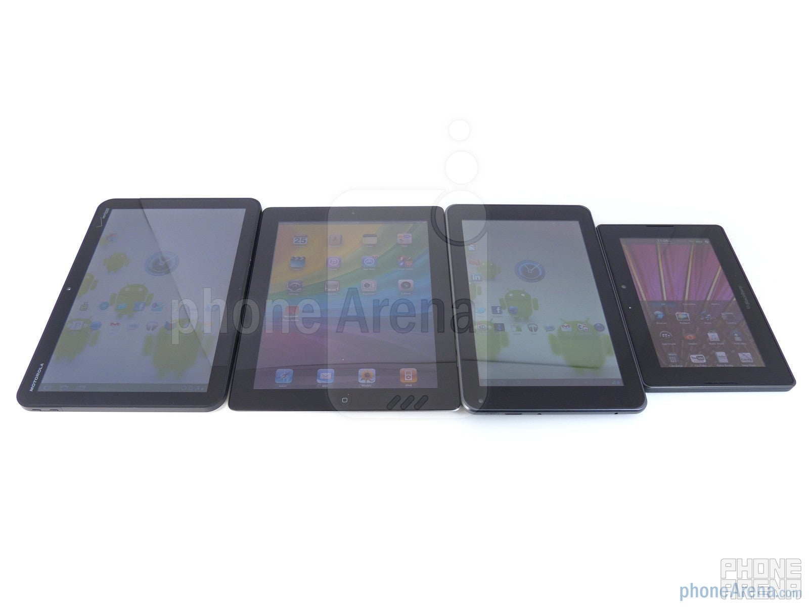 T-Mobile G-Slate vs BlackBerry PlayBook vs Apple iPad 2 vs Motorola XOOM
