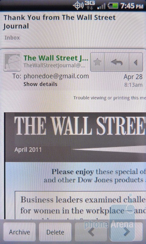 HTC DROID Incredible 2 Review - Interface, Organizer and Messaging