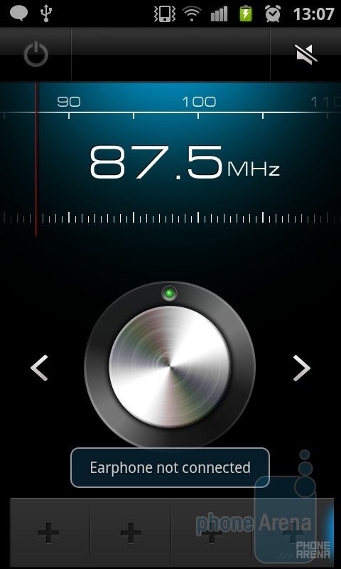 The FM radio - Samsung Galaxy S II Review