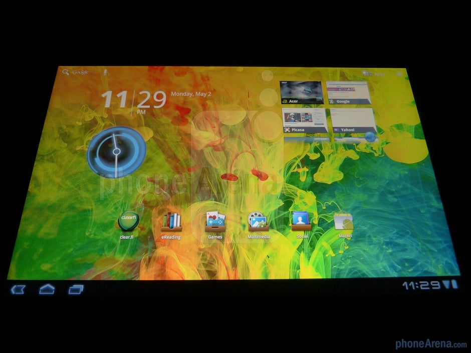 Viewing angles - Acer ICONIA TAB A500 Review