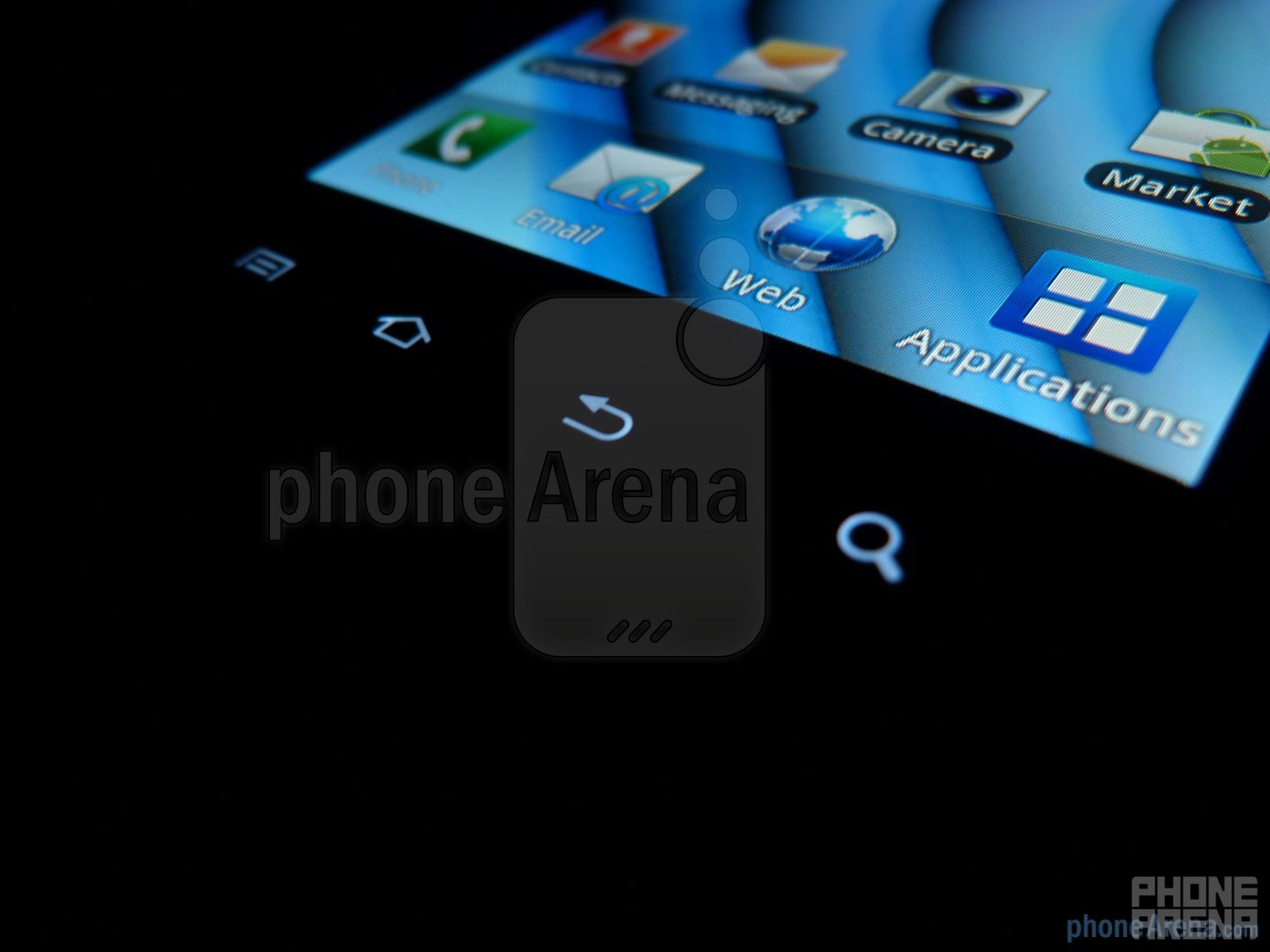 Capacitive Android buttons - Samsung Infuse 4G Review