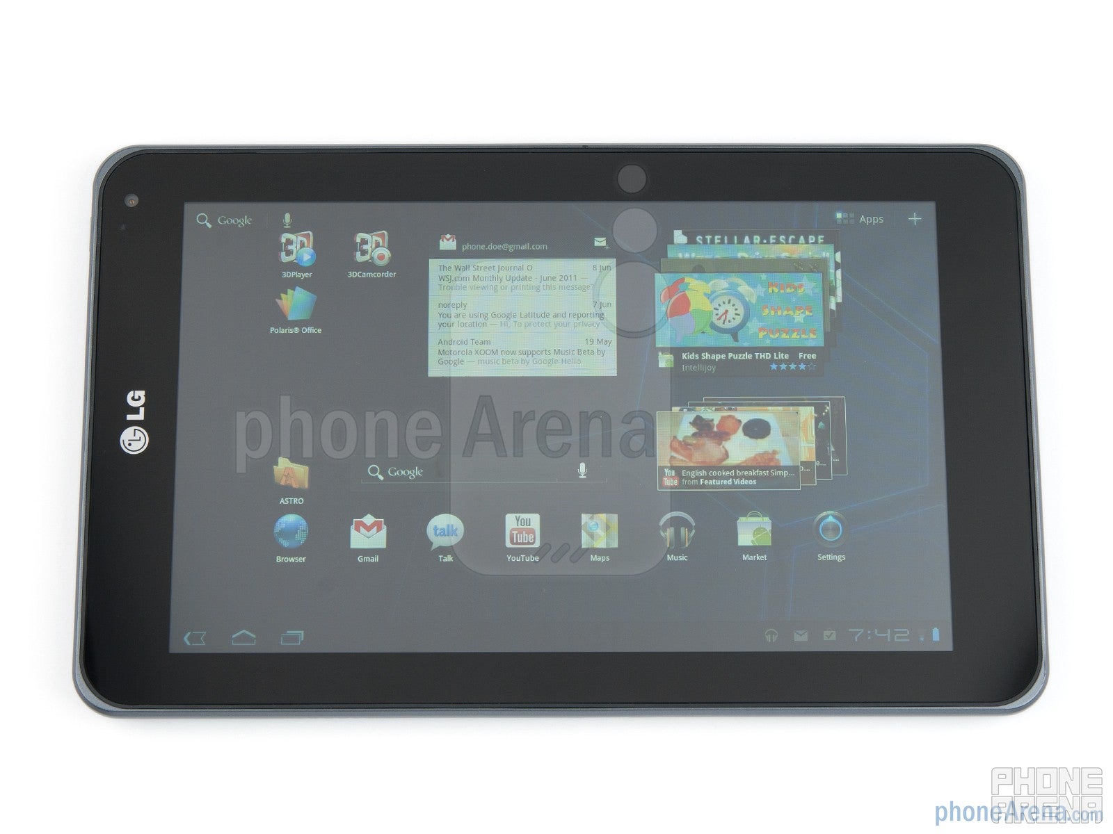 LG Optimus Pad Review