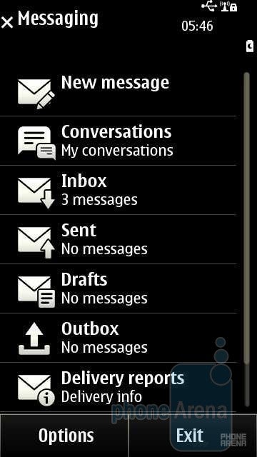 Messaging - Nokia X7 Review