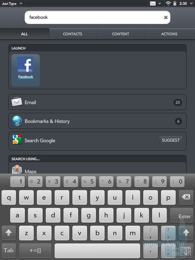 The webOS 3.0 keyboard - HP TouchPad vs Apple iPad 2