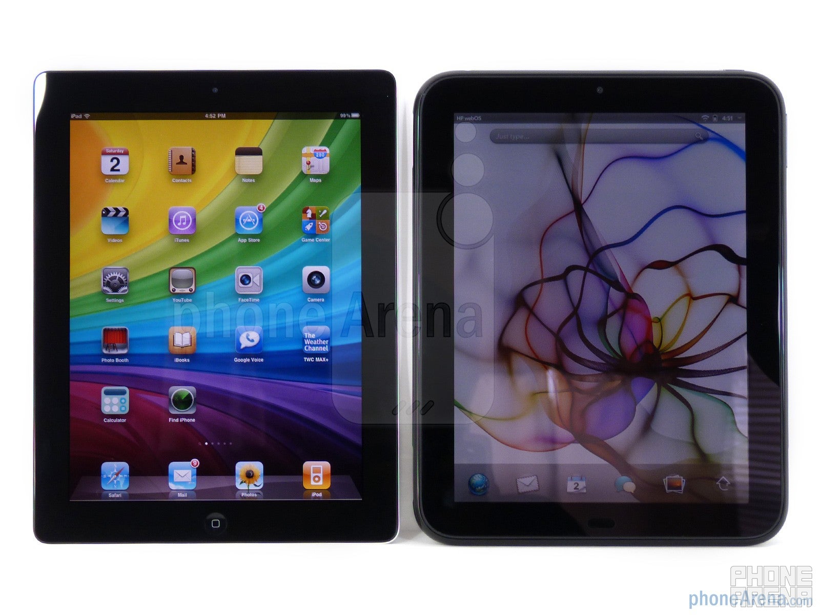 HP TouchPad vs Apple iPad 2