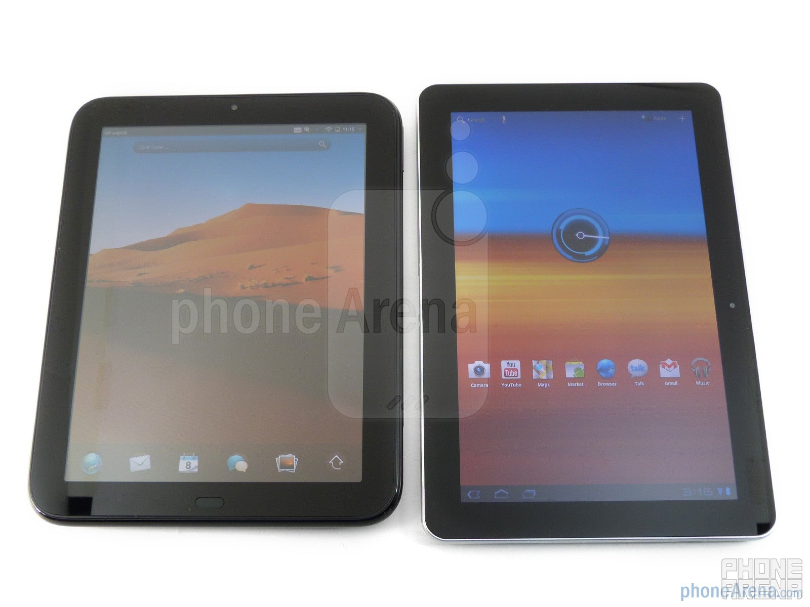 HP TouchPad vs Samsung Galaxy Tab 10.1