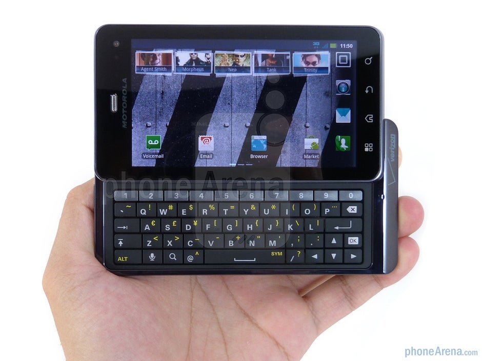 The Motorola DROID 3 feels solid in the hand - Motorola DROID 3 Review