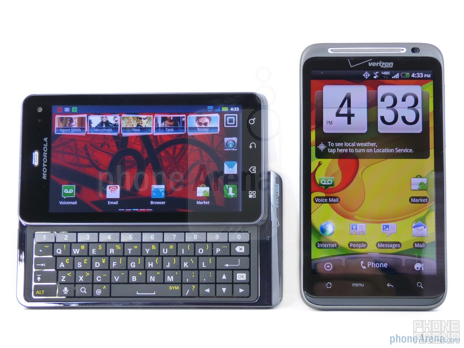Motorola DROID 3 vs HTC ThunderBolt