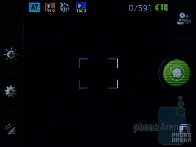 Camera interface - Pantech Pursuit II Review