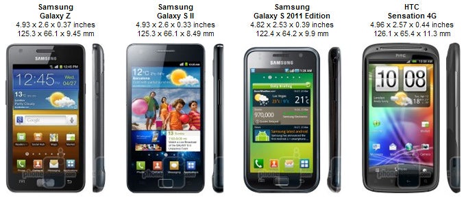 samsung z specs