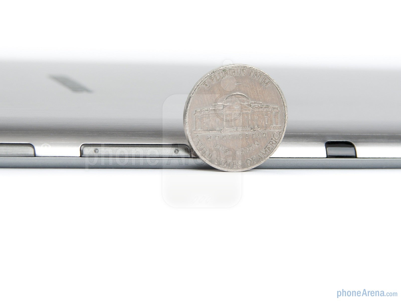 The 7.7 is noticeably thinner than the iPad 2, and Galaxy Tab 10.1/8.9, at just 0.31 inches (7.89mm) - Samsung Galaxy Tab 7.7 Preview